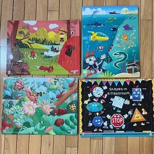 Colorful Educational Puzzle Set for Kids